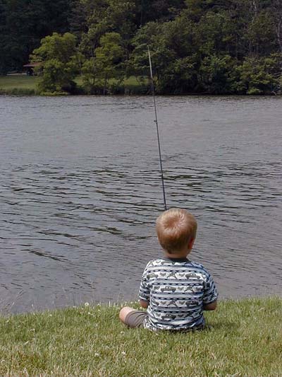 Fishing at Eureka Lake